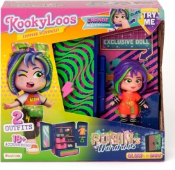 Puppe KookyLoos Robin und Kleiderschrank