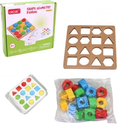 Lernspiel aus Holz zur Entwicklung des Gedächtnisses