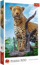 Puzzle 500 Teile - Wilder Leopard