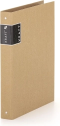 Ordner A4 Kraft Nature 4-Ring