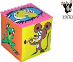 Quietschwürfel KLEINER MAULWURF Kunststoff 7 × 7 cm