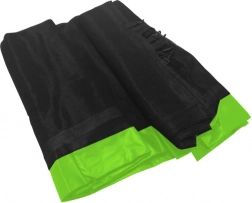 Schutznetz SKYRAMIZ für Gartentrampolin 305 cm, 6 Tunnel – Grün