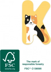 Small foot Holzbuchstabe K