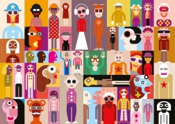 YAZZ Puzzle Menschen 1000 Teile