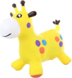 Hüpfspielzeug Giraffe für Kinder mit Pumpe