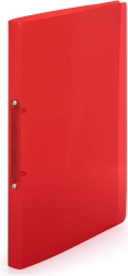 Polypropylen-Ordner A4, 2-Ring, rot