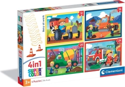 Clementoni Puzzle Berufstrubel 4-in-1 (12, 16, 20 und 24 Teile)