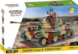 Bausteinsatz Panzer VI Ausf. B Königstiger 1:35 von COBI