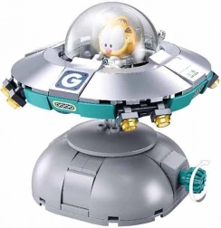 Sluban Baustein Garfield auf dem Weg ins Weltall