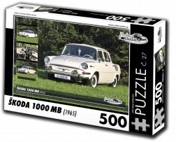 Puzzle RETRO-AUTO Škoda 1000 MB (1965) 500 Teile