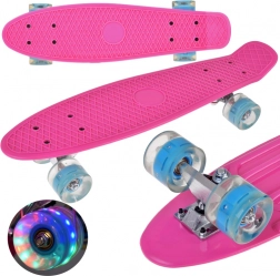 Fiszka-Skateboard mit LED Rollen
