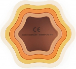 Bieco Silikon-Stapelblume Chocolate Bliss