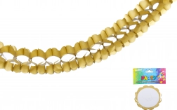 Goldene Papiergirlande 3,6 m