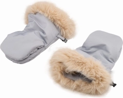 FreeON universaler Handmuff für Kinderwagen grau