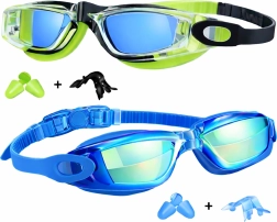 RENEW FORCE Kinder-Schwimmbrillen, 2 Paar im Set