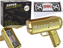Geldpistole Schuss Gold Geld Gun Banknotenwerfer