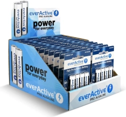 Batterien AA LR6 everActive Pro Alkaline – Packung 96 Stk.
