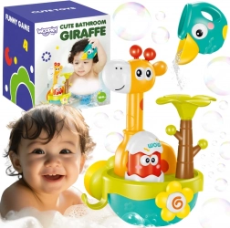 Woopie Baby Bade-Spielzeug Giraffe mit Ausguss und Saugnapf
