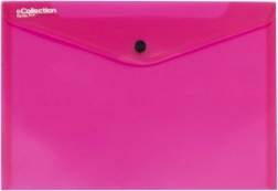 Dokumententasche mit Druckknopf A4 eCollection rosa