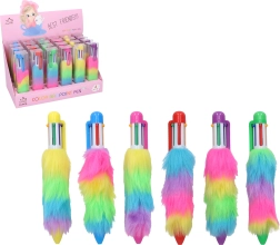 Mehrfarbiger Kugelschreiber mit Einhorn - 1 Stück