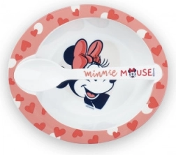 Mikrowellengeschirr-Set mit Schüssel und Löffel DISNEY Minnie
