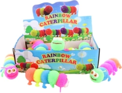 Raupe mit Licht – gummiges blinkendes Spielzeug