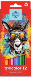 Dreikantige Buntstifte Koh-i-noor Triocolor 12 Stk