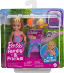 Puppe Barbie Chelsea mit Rucksack und Kätzchen