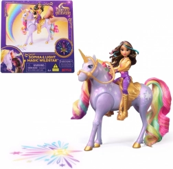Sophia und Wildstar aus der Akademie der Einhörner mit magischem Licht