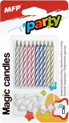 magische Tortenkerzen 6 cm, 10 Stk.