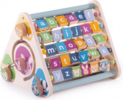 Bigjigs Toys Aktiv-Dreieck aus Holz mit Tieren
