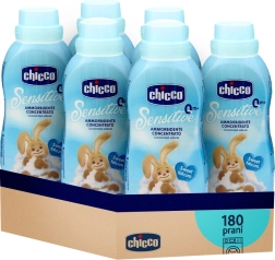 Chicco Weichspüler Baby Sensitive Süßer Puder, konzentriert 750 ml (6×30 Waschgänge)