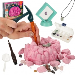 Edelstein-Ausgrabungsset – Wissenschaftsset für Kinder mit Mineralien