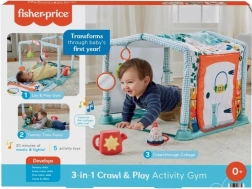 Fisher-Price 3-in-1 Spieldecke Entdeckerhaus mit Geräuschen