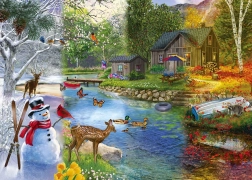 Puzzle Saisonübergänge 1000 Teile