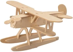 Holzpuzzle 3D Flugzeug Heinkel