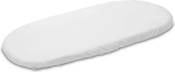 Jersey-Spannbettlaken für den Kinderwagen New Baby, Weiß, 35 × 75 cm