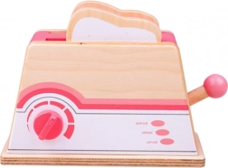 Bigjigs Toys Holz-Toaster in Rosa