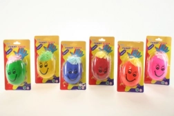 Antistress-Ball mit Gesicht und Haaren 8 × 5 cm