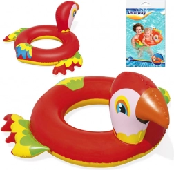 Bestway aufblasbarer Schwimmring Papagei 84 × 76 cm – Rot