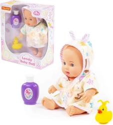 Puppe Lovely 24 cm mit Bade-Set
