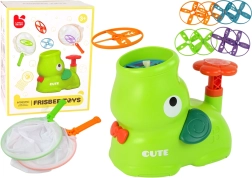Kinderspielzeug Fang den Frisbee mit Elefantenkatapult
