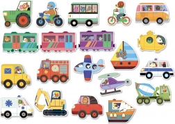 Vilac Holzmagnete Verkehrsmittel