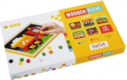 CUBIKA 14903 Pixel IV Autos – Holz-Mosaik mit 400 Steinchen und 7 Vorlagen