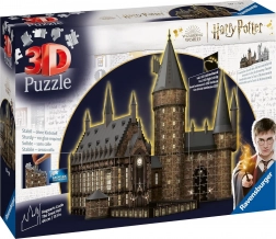 Ravensburger 3D Puzzle Hogwarts Große Halle - Nacht Edition