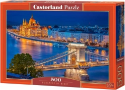 Puzzle 500 Teile Budapest bei Nacht
