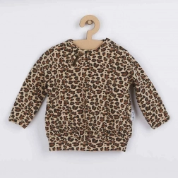 Baby-Baumwollshirt Nicol Mia mit Leopardenmuster