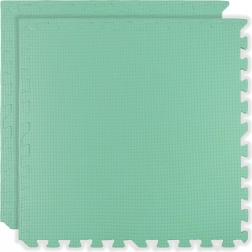 Weiche Schaumstoffmatte HUMBI 120 × 60 cm, wasserdichte große Puzzleteile, 2 Stk., Mint