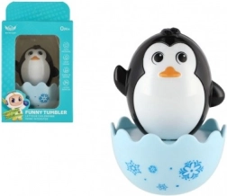 Wackelpinguin mit Klang, 8 cm, Babyspielzeug