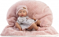 Guca realistische Neugeborenen-Puppe Mädchen 38 cm mit Vollvinylkörper